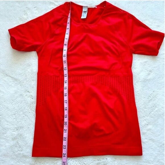 adidas by stella mccartney red workout top | medium - Picture 4 of 4